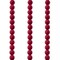 John Bead Czech Glass White Alabaster Velvet Round Bead 3 Strands